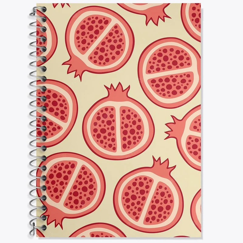 دفتر زبان 50 برگ خندالو مدل سه خط طرح شب یلدا کد 20390