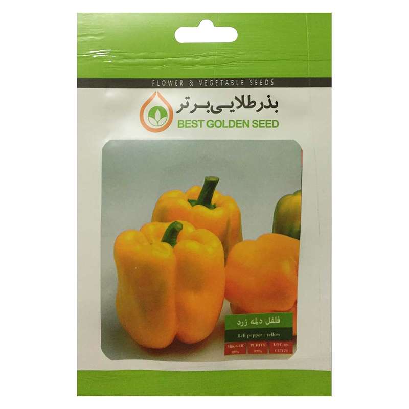 بذر فلفل دلمه زرد بذر طلایی برتر کد BZT-65