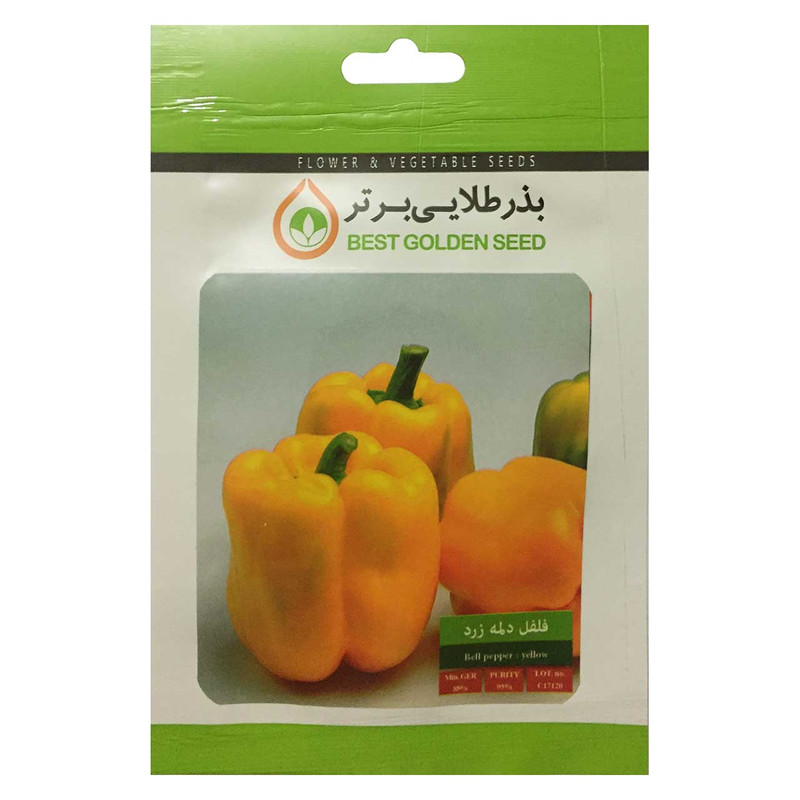 بذر فلفل دلمه زرد بذر طلایی برتر کد BZT-65