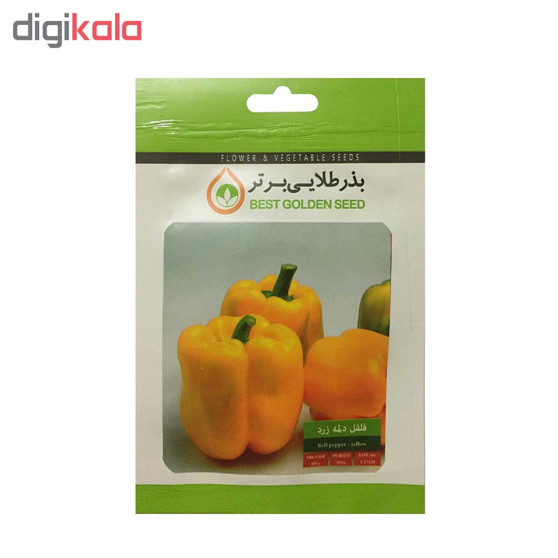 بذر فلفل دلمه زرد بذر طلایی برتر کد BZT-65