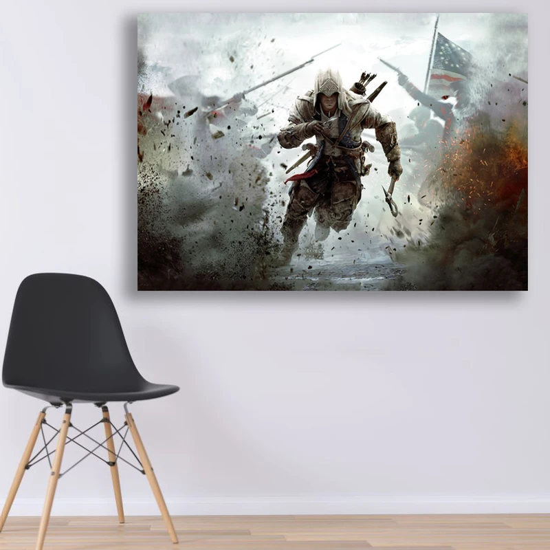 تابلو شاسی گالری استاربوی مدل بازی Assassins Creed 4