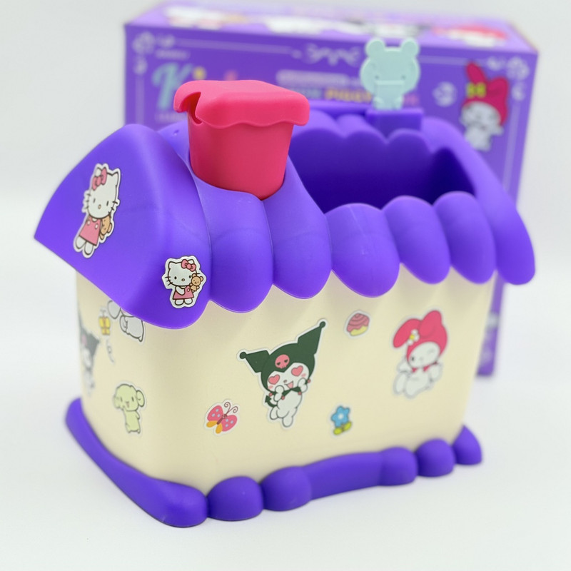 قلک مدل کلبه کرومی کلید و تراش دار