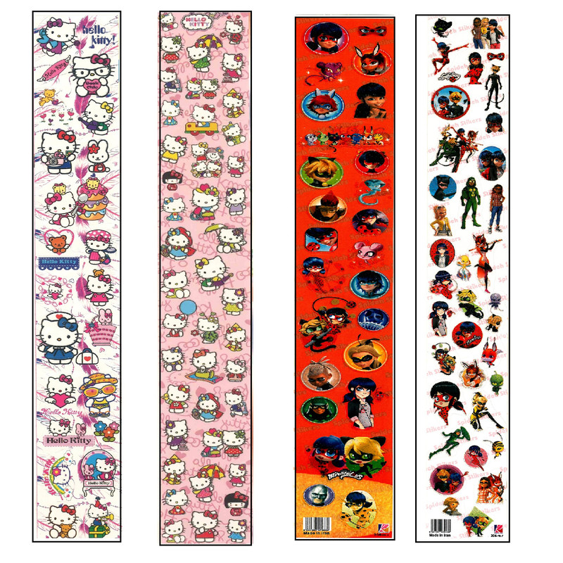 برچسب طرح دختر کفشدوزکی و کیتی کد NGHE 009 بسته 4 عددی برچسب طرح دختر کفشدوزکی و کیتی کد NGHE 009 بسته 4 عددی