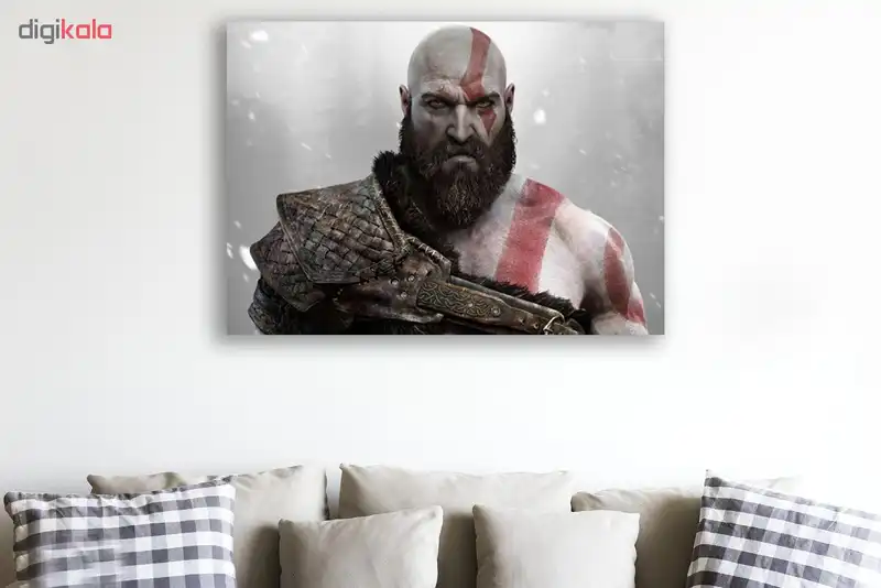 تابلو شاسی گالری استاربوی طرح بازی God Of War مدل Amazing Game 4