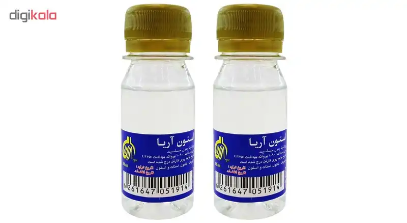 لاک پاک کن آریا حجم 60 میلی لیتر بسته 2 عددی