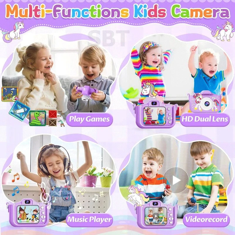 عکس شماره 4 : دوربین دیجیتال کودک مدل cute unicorn