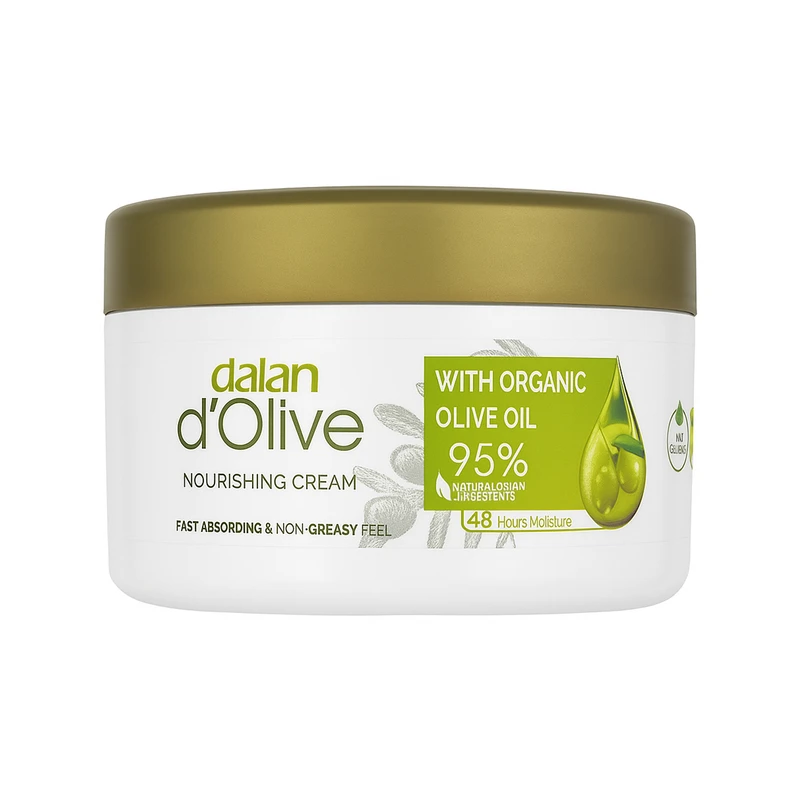 کرم مرطوب کننده دست و صورت و بدن دالان مدل zeytinyagi مناسب برای انواع پوست حجم 250 میلی لیتر