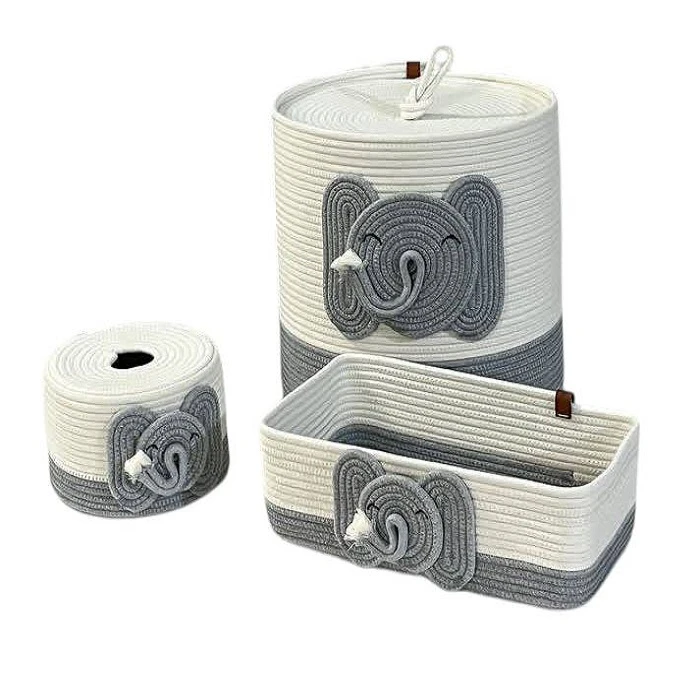 ست سبد وسایل کودک مدل فیل مجموعه 3 عددی