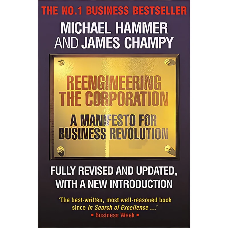 کتاب Reengineering the Corporation اثر Michael Hammer and James Champy انتشارات Harperaudio