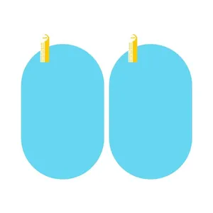 برچسب آب گریز و ضد بخار آینه خودرو مدل Rainproof بسته 2 عددی