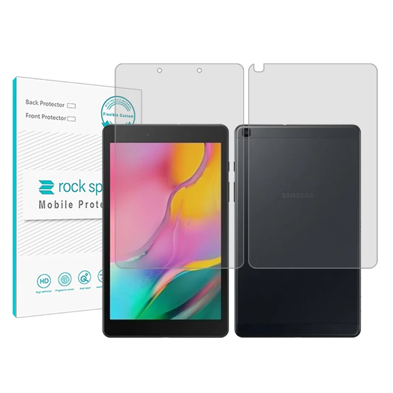 محافظ صفحه نمایش شفاف راک اسپیس مدل Hygel مناسب برای تبلت سامسونگ Galaxy Tab A 8.0 (2019) به همراه محافظ پشت تبلت