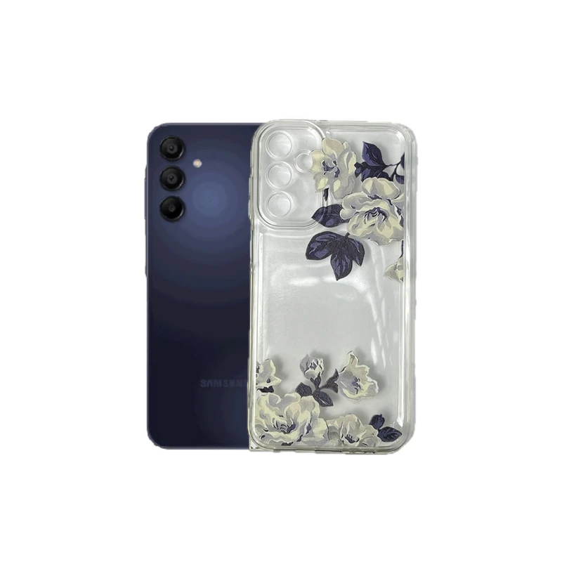 کاور طرح گل رز مناسب برای گوشی موبایل سامسونگ Galaxy A15