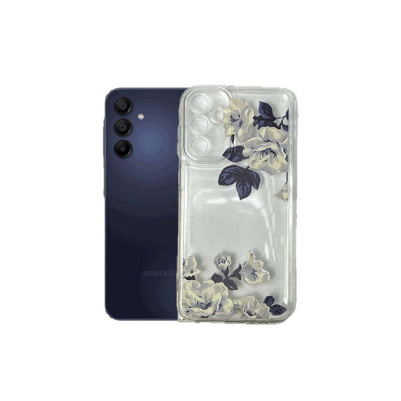کاور طرح گل رز مناسب برای گوشی موبایل سامسونگ Galaxy A15