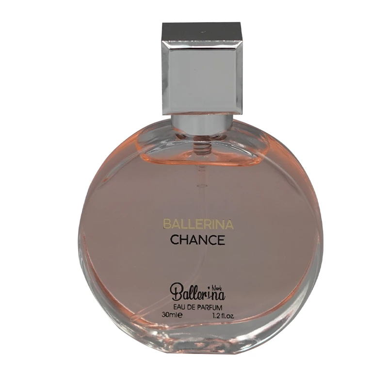 عطر جیبی زنانه بالرینا مدل CHANCE با رایحه شیرین حجم 30 میلی‌لیتر