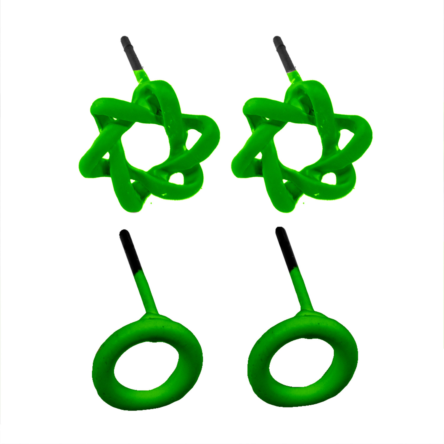 گوشواره زنانه کد RKH_335 مجموعه 2 عددی