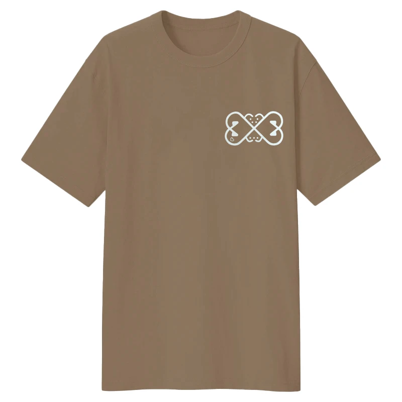 تی‌شرت لانگ آستین کوتاه زنانه مدل دو قلب کد A1084-C