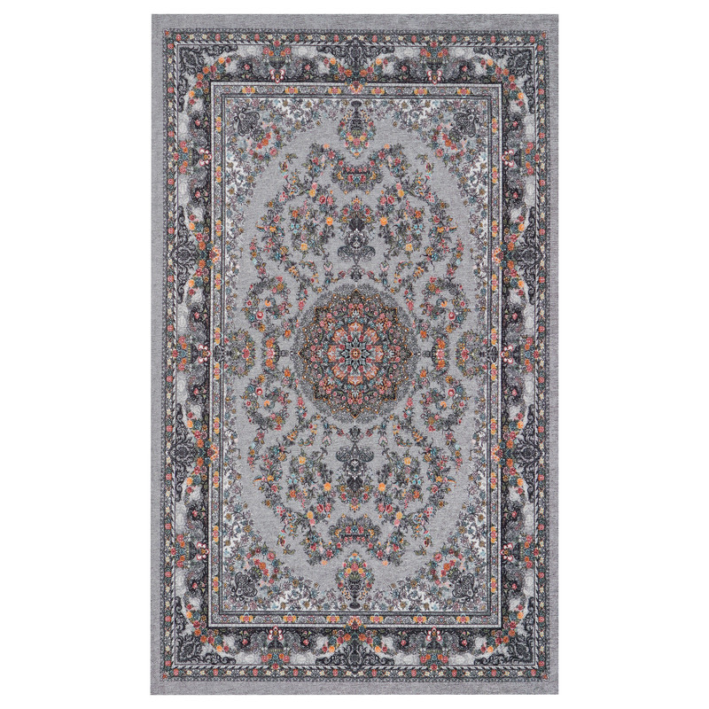 روفرشی مدل روفرشی کشدار نانو ابریشم کد 434 زمینه طوسی