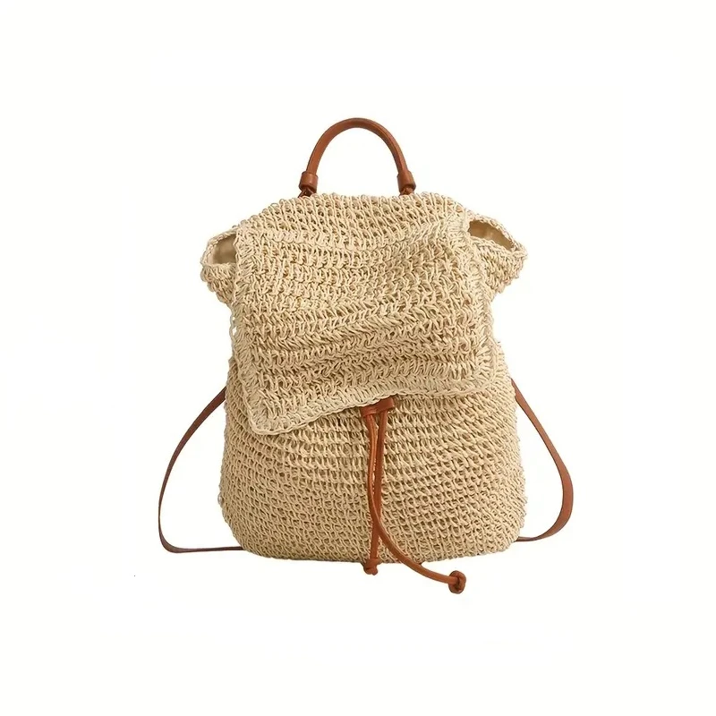 کوله پشتی زنانه مدل حصیری مورگان کد S02