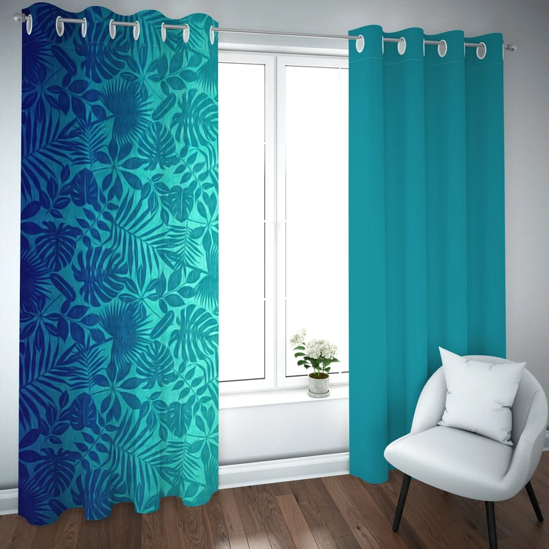 پرده مدل چاپی هازان سایز 300×150 سانتی متر 