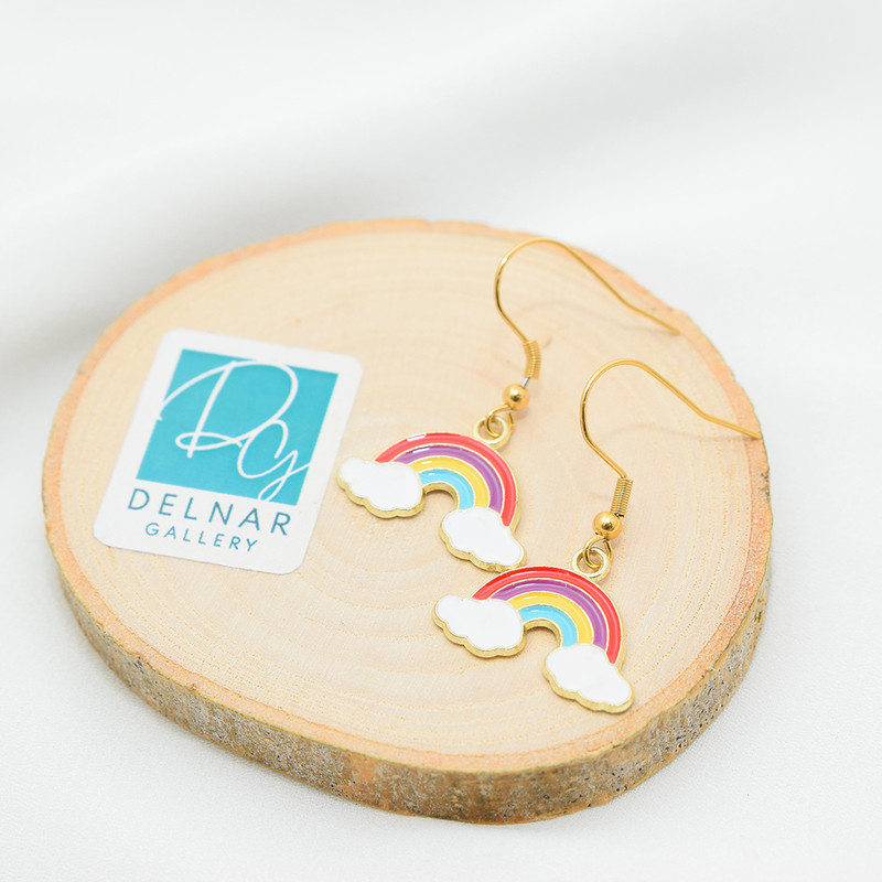 گوشواره دخترانه دلنار گالری مدل ابر