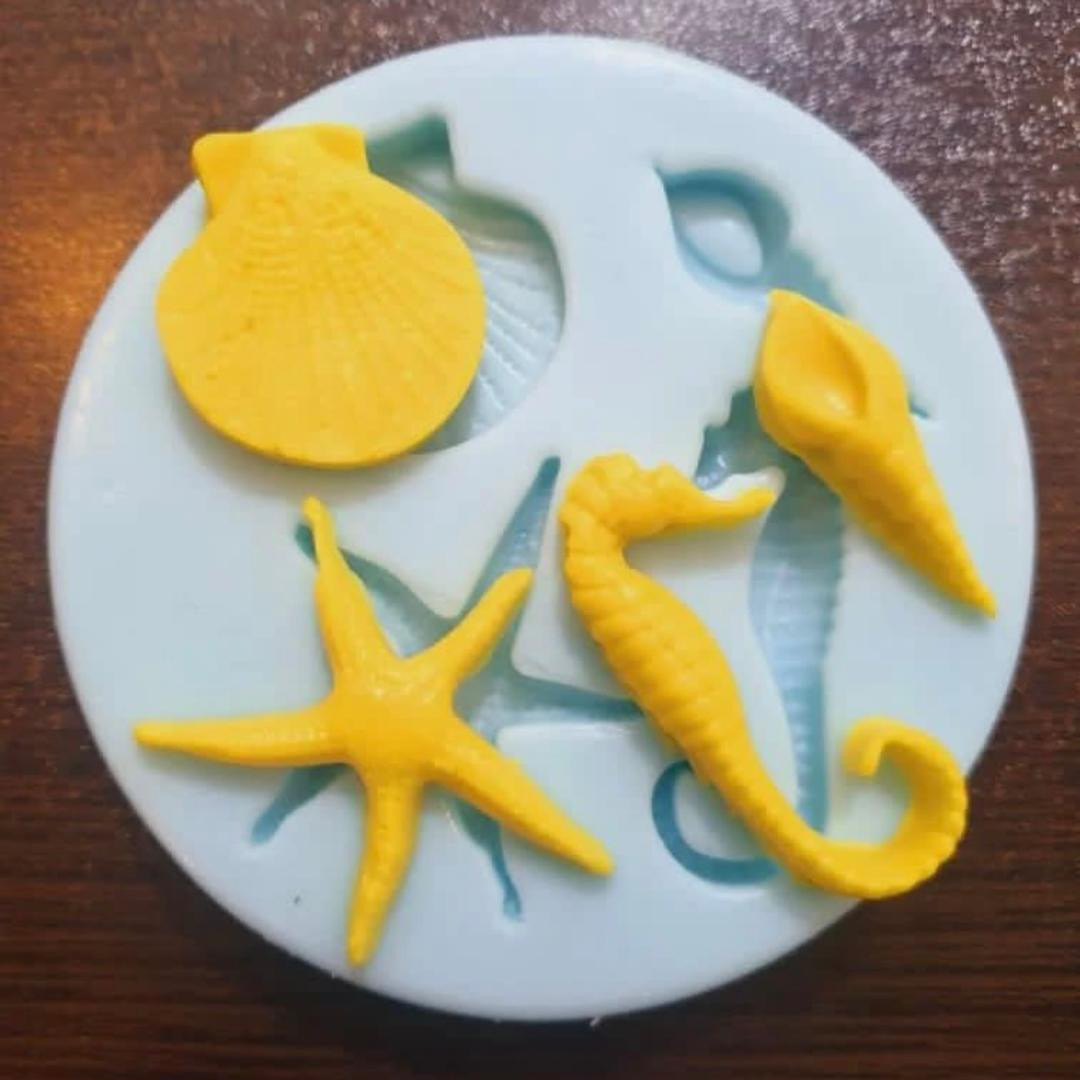 قالب شکلات طرح مولد ستاره صدف اسب دریایی کد M45