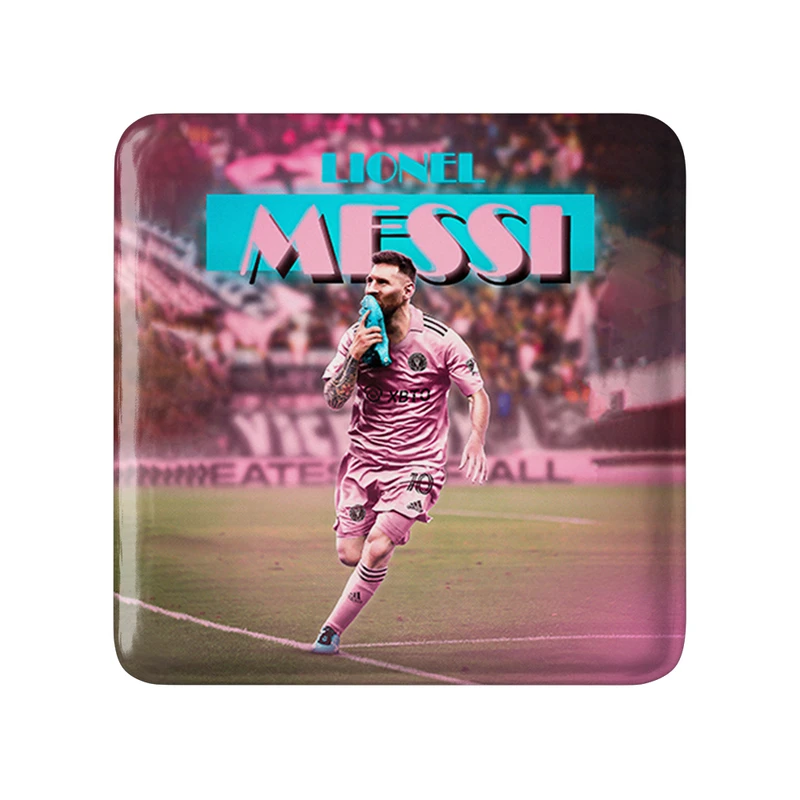 پیکسل خندالو طرح لیونل مسی مدل مربعی کد 36440