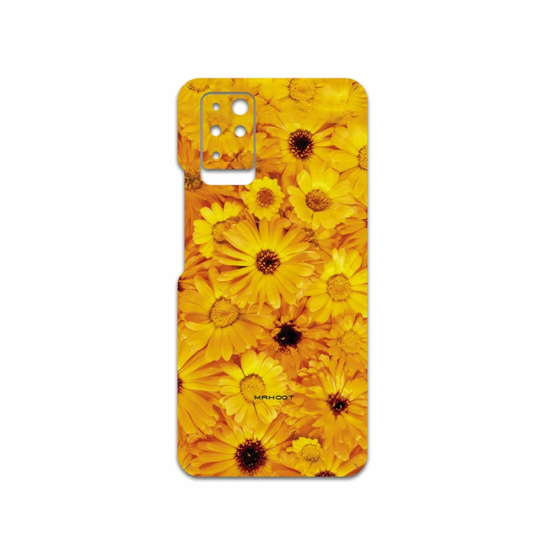 برچسب پوششی ماهوت مدل Yellow-Flower مناسب برای گوشی موبایل اینفینیکس Note 10