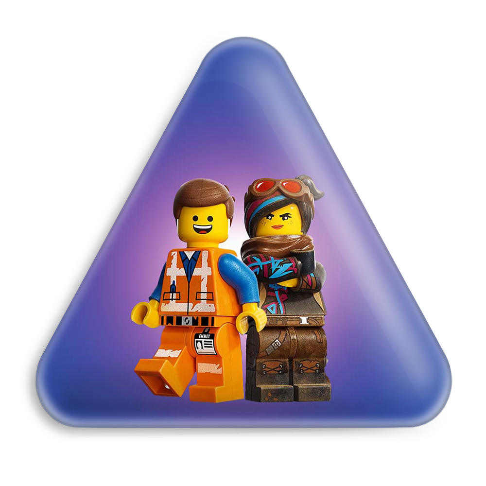 پیکسل خندالو طرح انیمیشن LEGO مدل مثلثی کد 3767