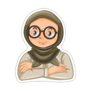 استند تولد طرح دختر با حجاب عیکنی کد 61