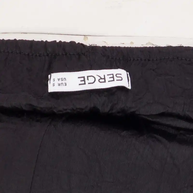 دامن زنانه سرژه مدل 210214 رنگ مشکی