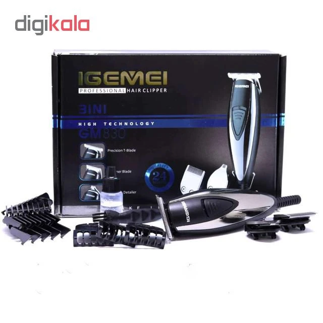 عکس شماره 2 : ماشین اصلاح سر صورت و بدن آی جیمی مدل 830