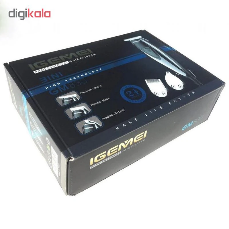 عکس شماره 3 : ماشین اصلاح سر صورت و بدن آی جیمی مدل 830