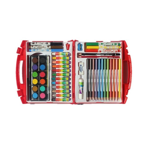 مشخصات قیمت و خرید کیف نقاشی 48 تکه آریا مدل Briefcase دیجی کالا
