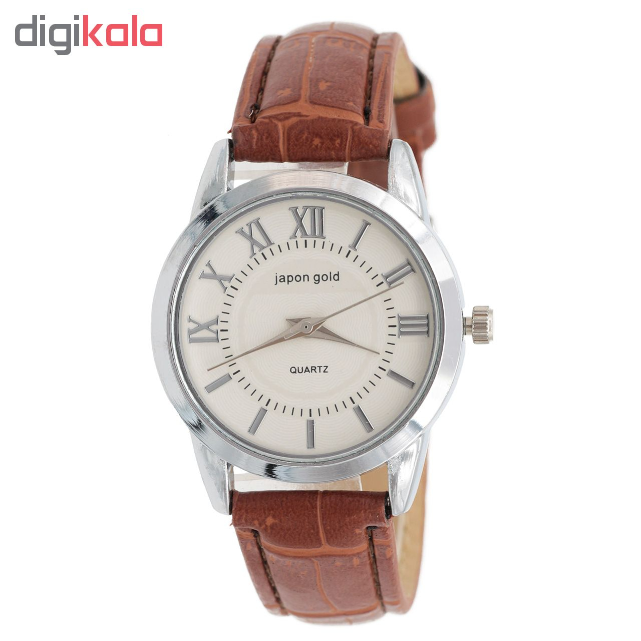ساعت مچی عقربه ای زنانه ژاپن گلد مدل JG1756