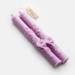 شمع هینا مدل قلمی طرحدار مجموعه دوعددی