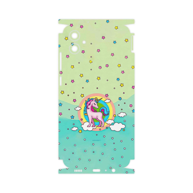برچسب پوششی ماهوت مدل Rainbow unicorn adventure-FullSkin مناسب برای گوشی موبایل سامسونگ Galaxy F04