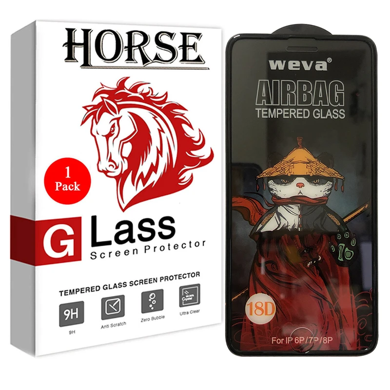 محافظ صفحه نمایش هورس مدل AIRBAG مناسب برای گوشی موبایل اپل iPhone 7 Plus / 8 P / 6 P / 6s P