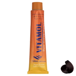 Vitamol Mahogany Light Brown Herbal Hair Color No6.55