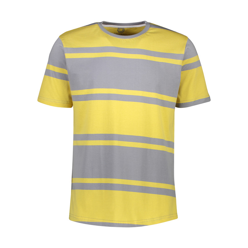 تی شرت آستین کوتاه مردانه دیورسو مدل رینگر رنگ زرد