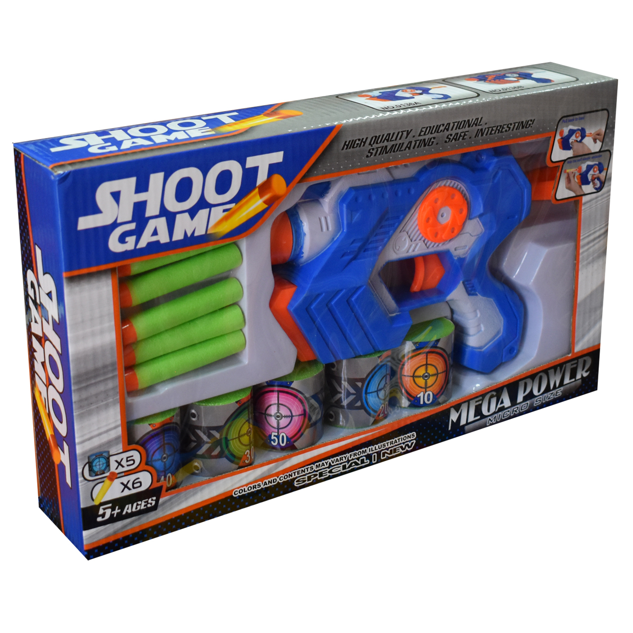 تفنگ مگا پاور مدل shoot game