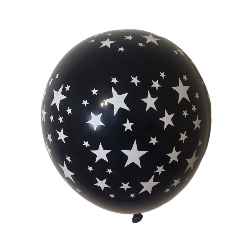 بادکنک لاتکس طرح ستاره ای مدل Stars مجموعه 10 عددی