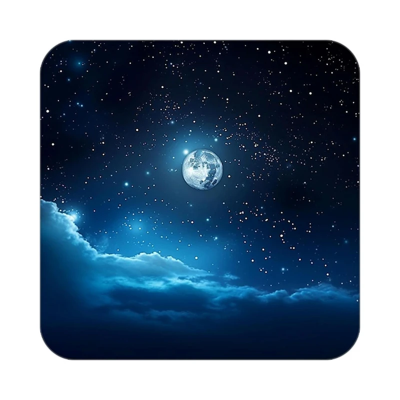 زیر لیوانی کاکتی طرح ماه و ستاره مدل mp53240