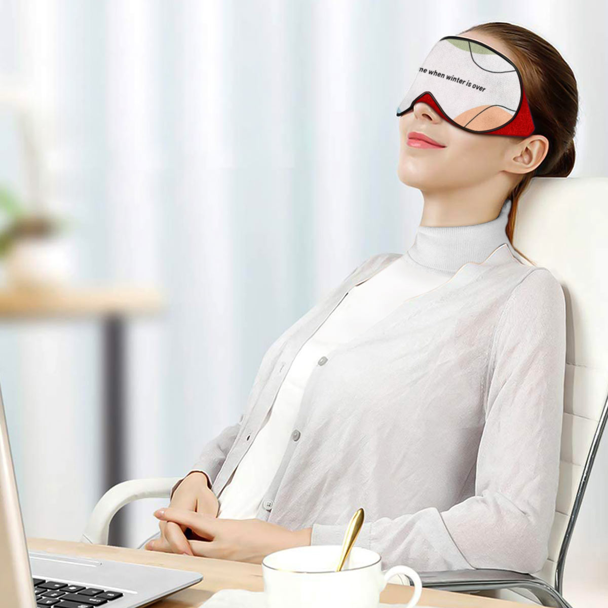 چشم بند خواب مدل Wake Up Me 2