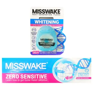 خمیر دندان میسویک مدل zero sensetive حجم 75 میلی لیتر به همراه نخ دندان میسویک مدل Whitening