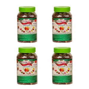 دمنوش میوه ای با طعم هل و گل قوطی چای بهشت  - 170 گرم مجموعه 4 عددی