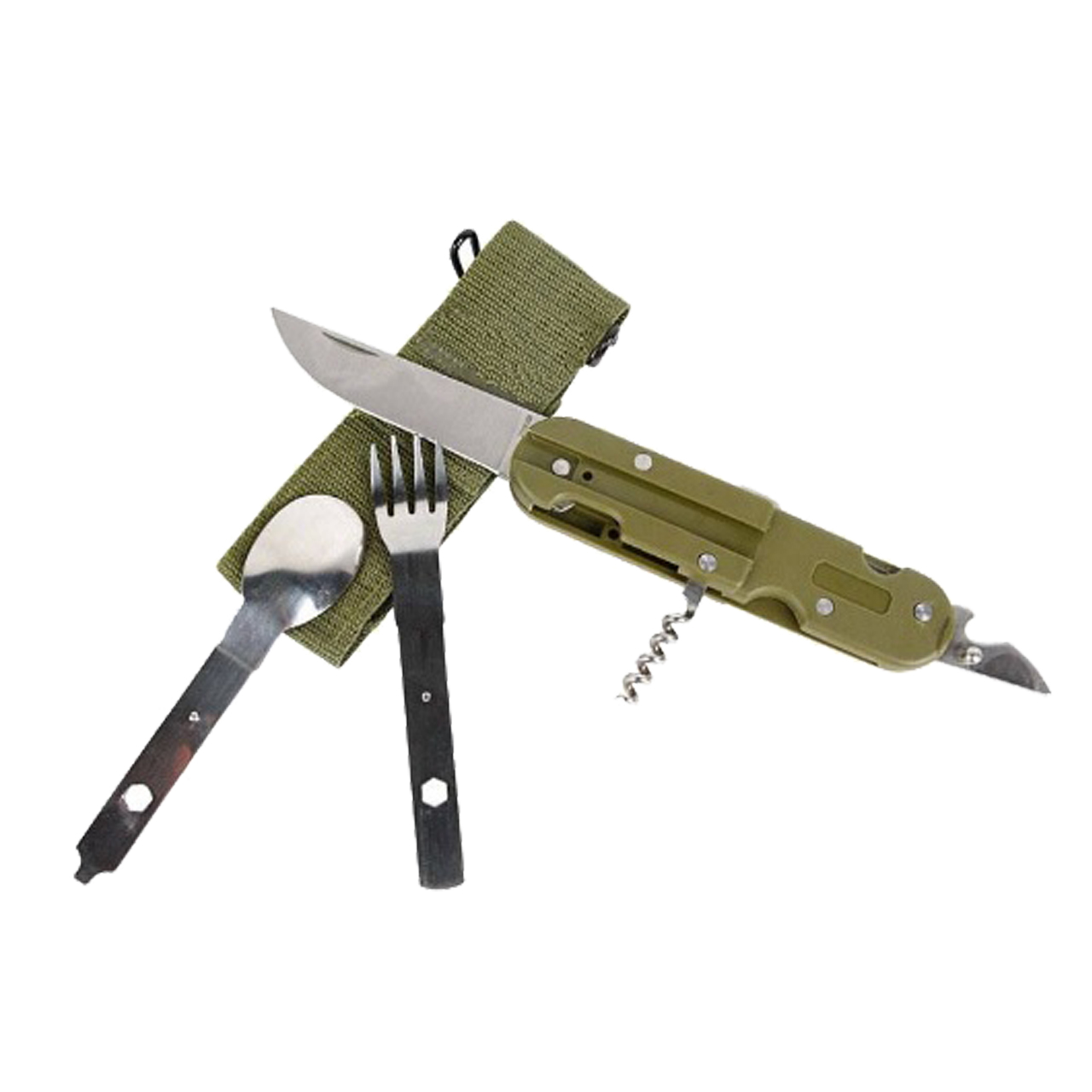مجموعه قاشق و چنگال و چاقو سفری مدل T5