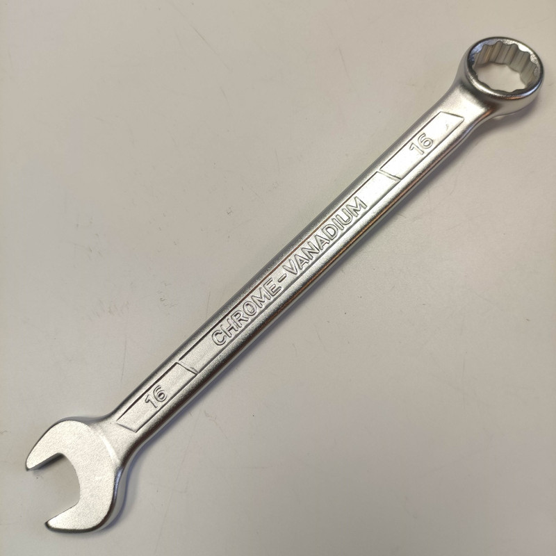 آچار یکسر تخت و یکسر رینگی فورس مدل 75516 سایز 16 میلی متر