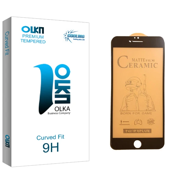 محافظ صفحه نمایش سرامیکی کولینگ مدل Olka glass مناسب برای گوشی موبایل اپل iPhone 6 Plus