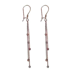 گوشواره طلا 18 عیار نازنین کد T333