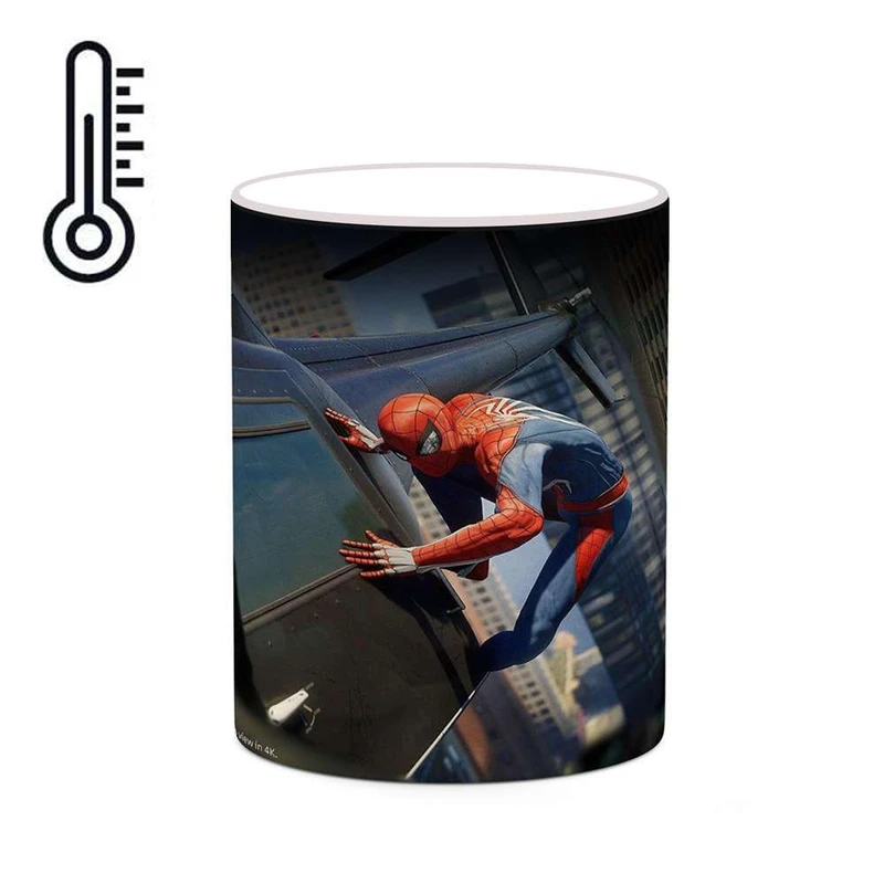 ماگ حرارتی کاکتی مدل کارتون Spider Man کد mgh23156